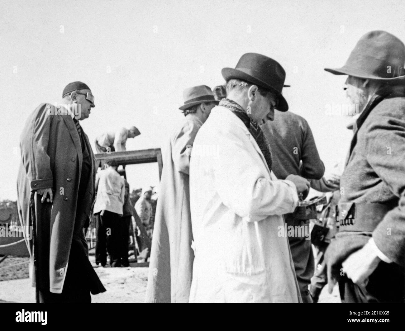 Attore Emil Jannings al set del film Ohm Krüger (zio Krüger), 1941, Berlino, Germania Foto Stock