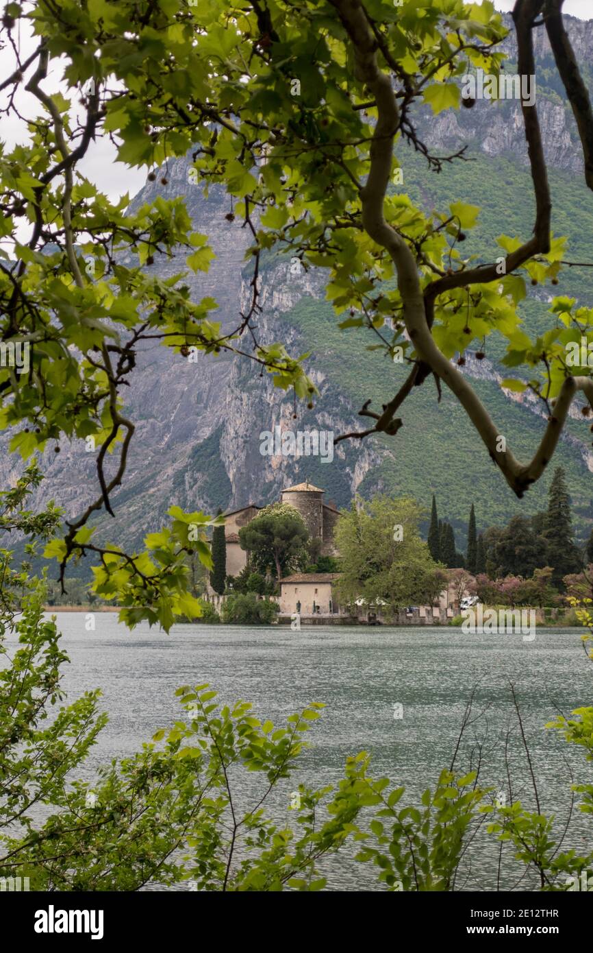 Castello di Toblino Foto Stock