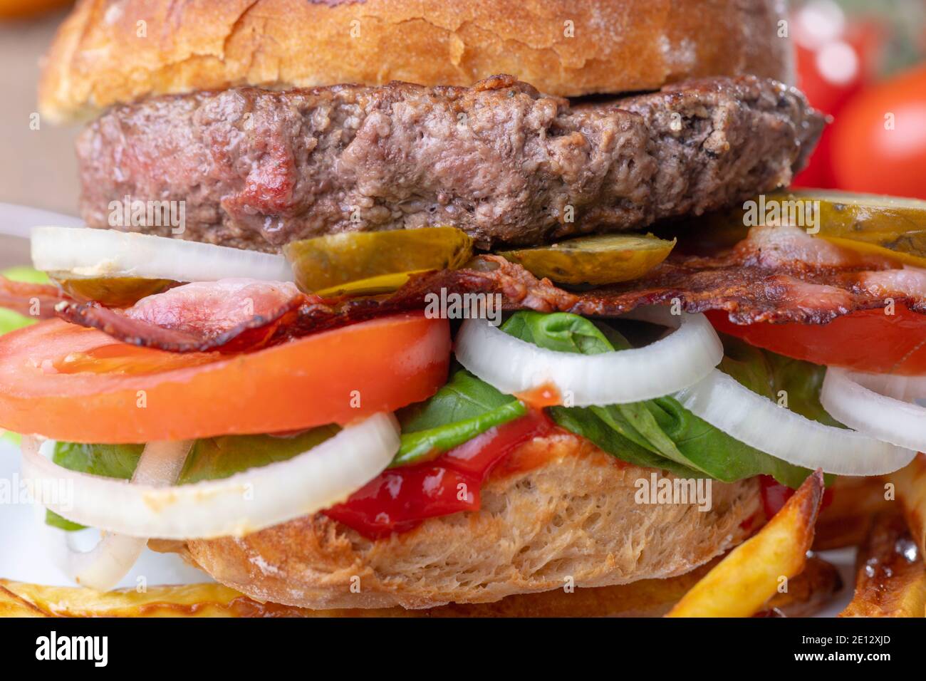 Burger Foto Stock