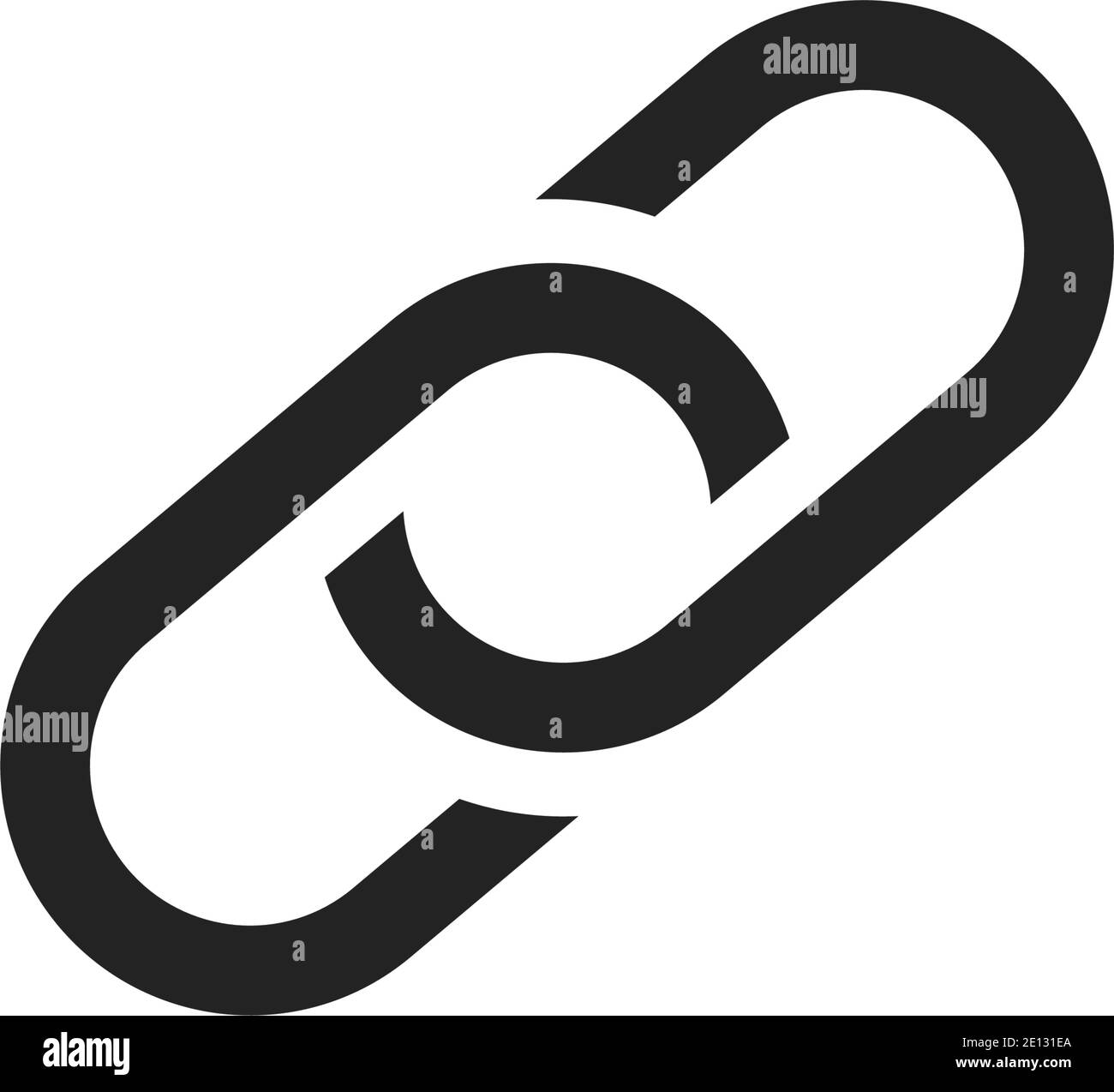 Icona di collegamento a catena - Illustrazione vettoriale Illustrazione Vettoriale