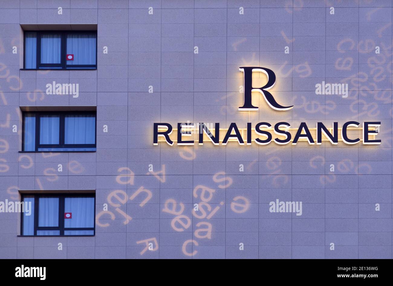 façade del Renaissance Hotel fa parte della catena alberghiera Luxury Hotel  Renaissance Aix-en-Provence Provenza Francia Foto stock - Alamy