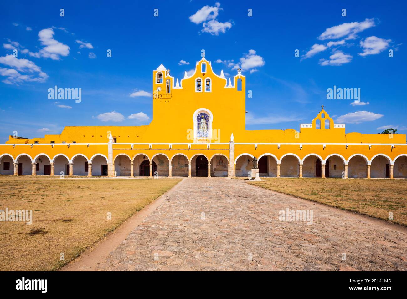 Izamal, Messico. Convento di San Antonio di Padova. Foto Stock