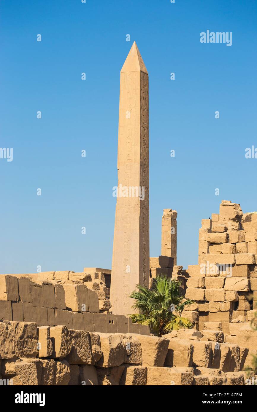 Egitto, Luxor, Tempio di Karnak, Tempio di Amun Foto Stock