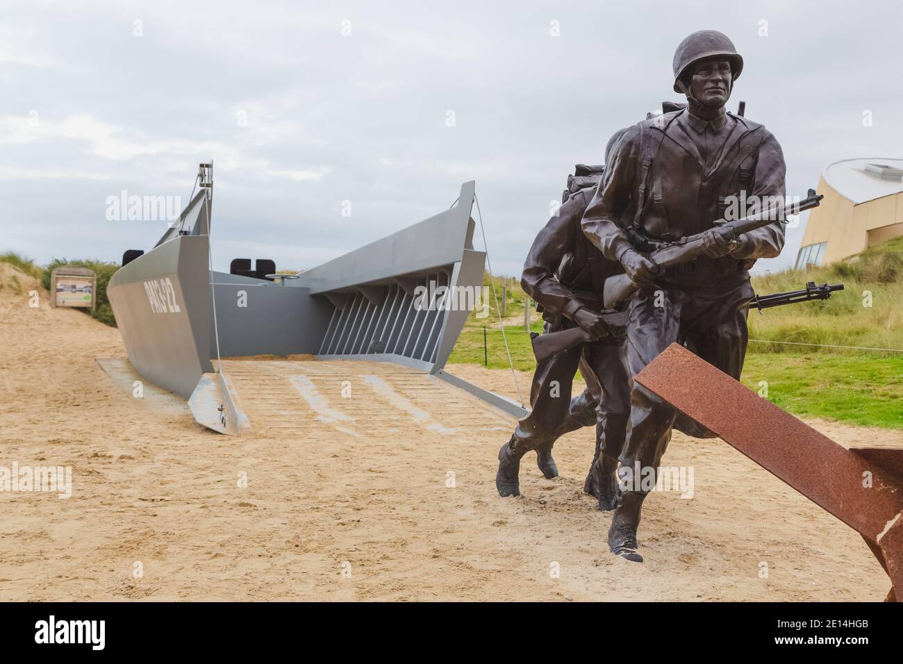 Lo Utah Beach Museum racconta la storia del D-Day Foto Stock