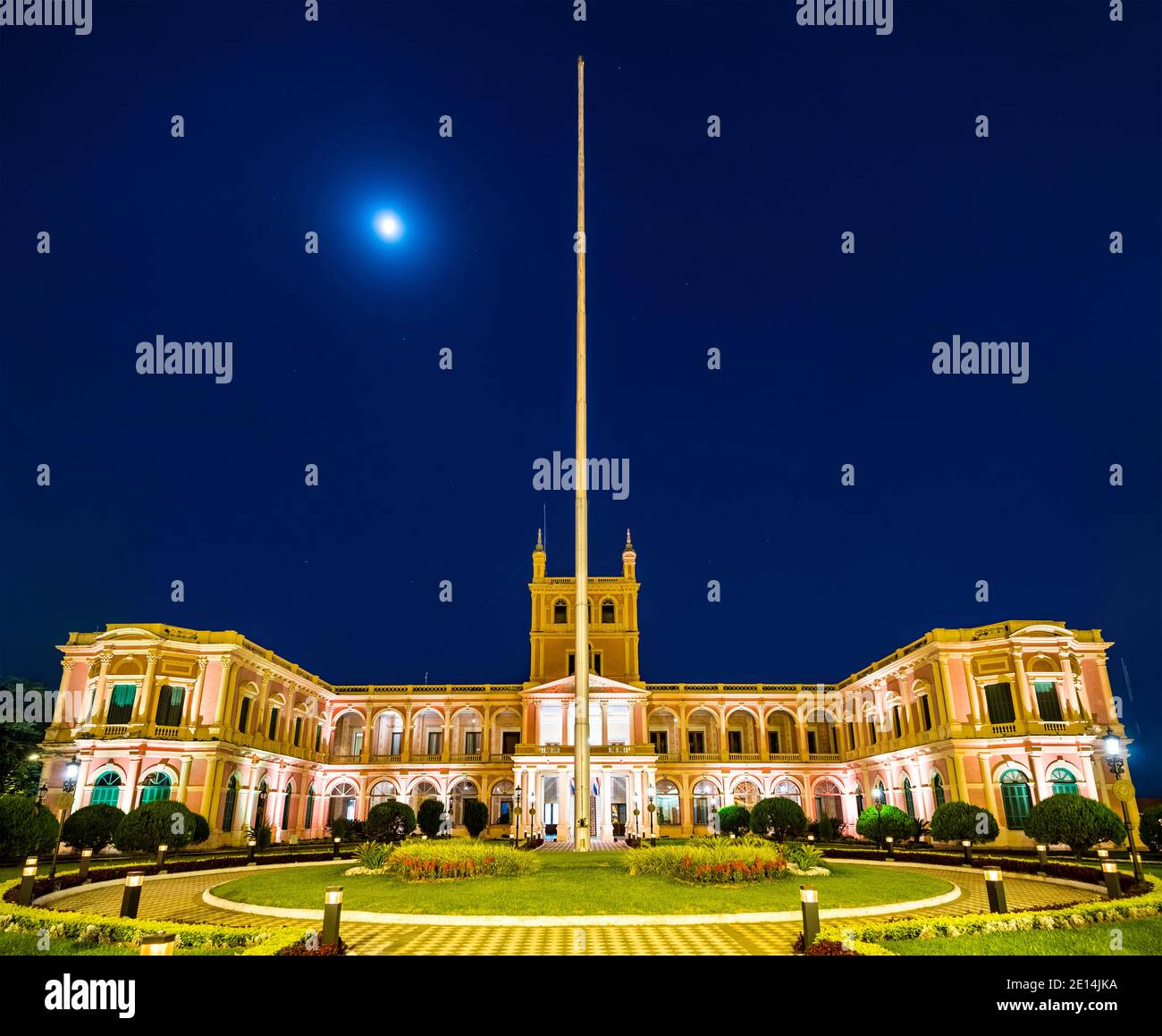 Palacio de Lopez in Asuncion, Paraguay Foto Stock