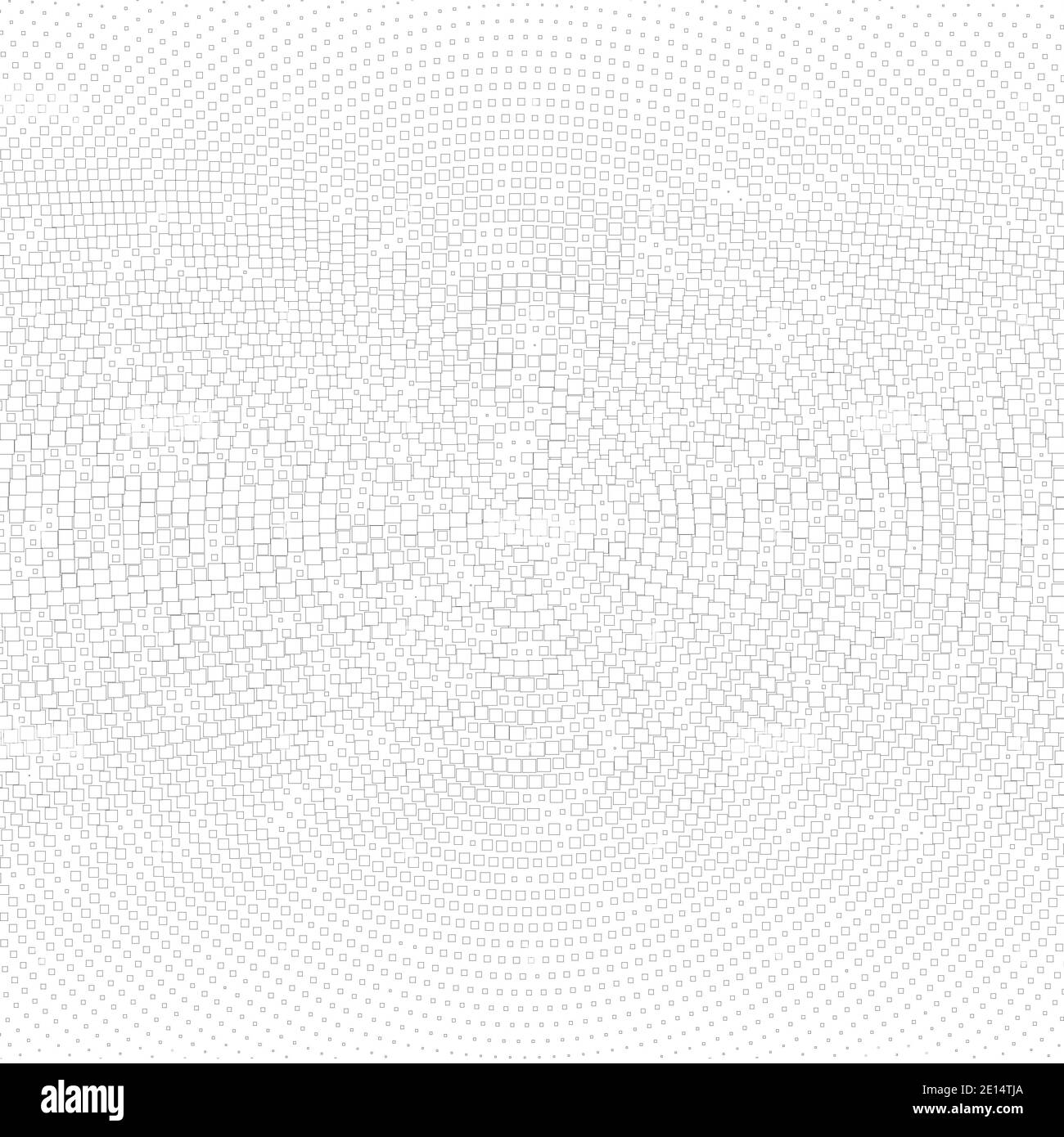 sfondo bianco con quadrati Foto Stock