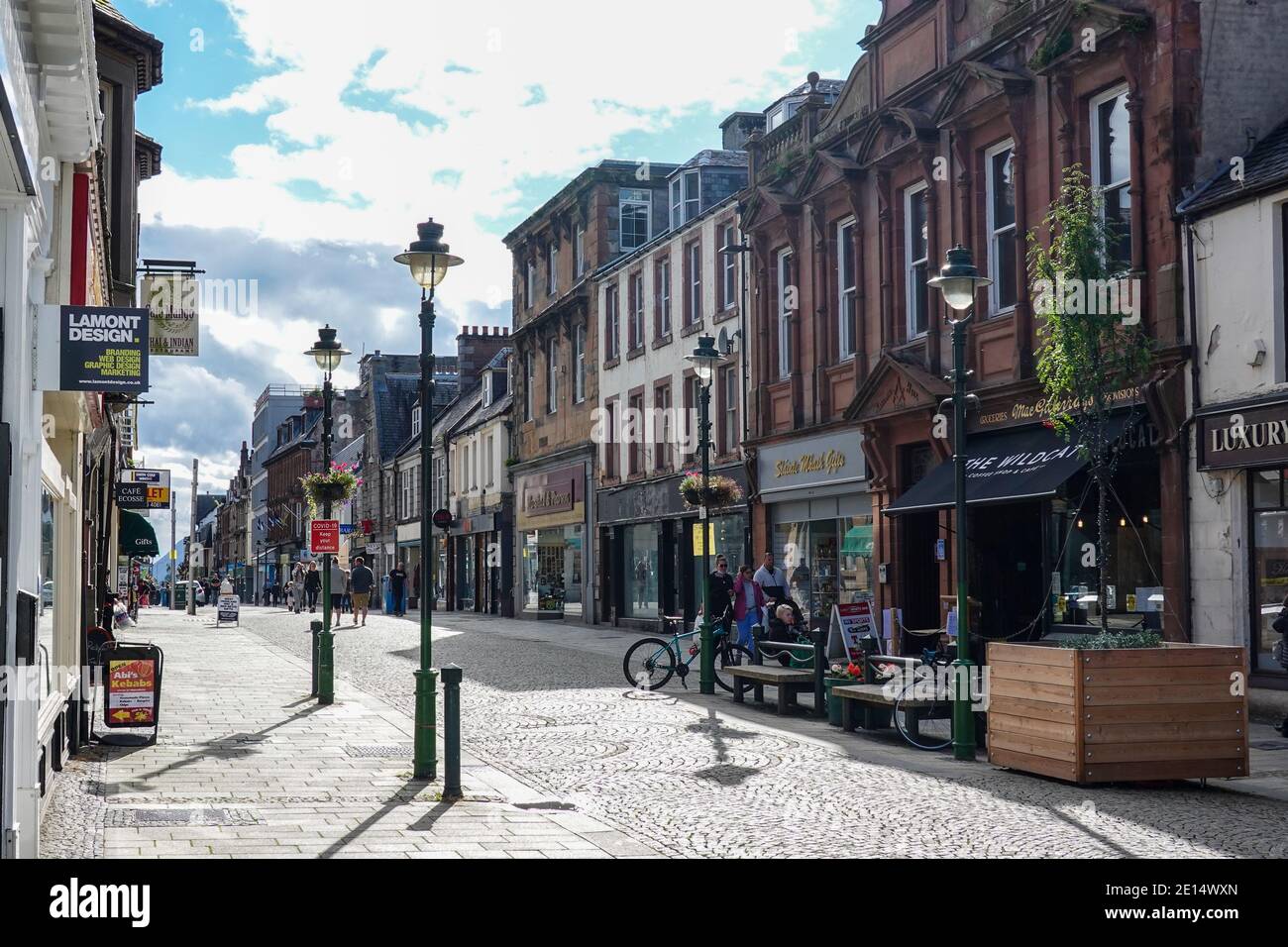 High Street, Fort William Foto Stock