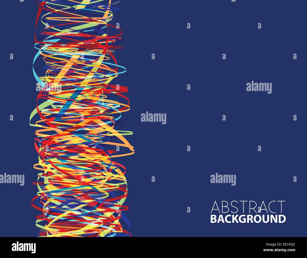 Colonna colori vibranti modello astratto. Disegno grafico vettoriale Illustrazione Vettoriale