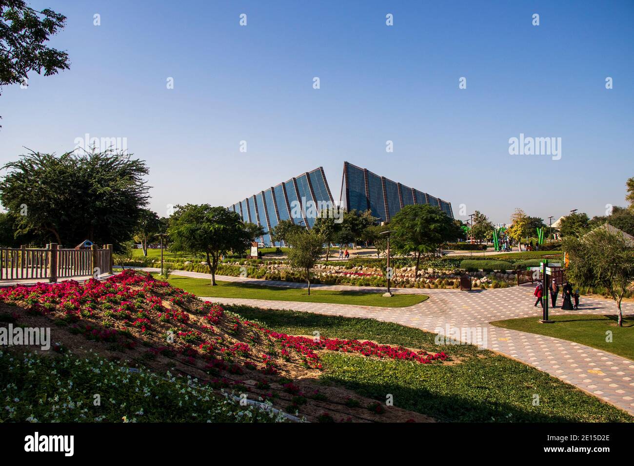 Dubai - Emirati Arabi Uniti, 12.29.2020 ingresso al Dubai Safari Park. Foto Stock