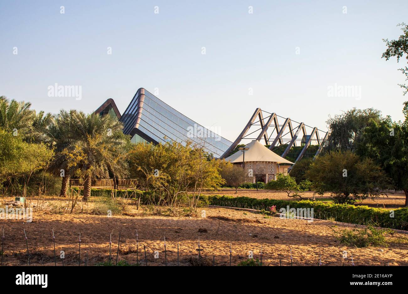 Dubai - Emirati Arabi Uniti, 12.29.2020 ingresso al Dubai Safari Park. Foto Stock