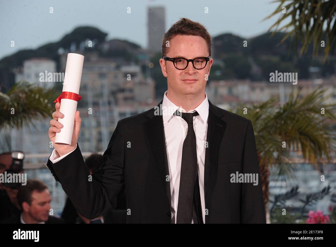 Best Director Nicolas Winding Refn del film 'Drive' Posess al Palme d'Or Winners Photocall al Palais des Festivals durante il 64° Festival del Cinema di Cannes, in Francia, il 22 maggio 2011. Foto di Giancarlo Gorassini/ABACAPRESS.COM Foto Stock