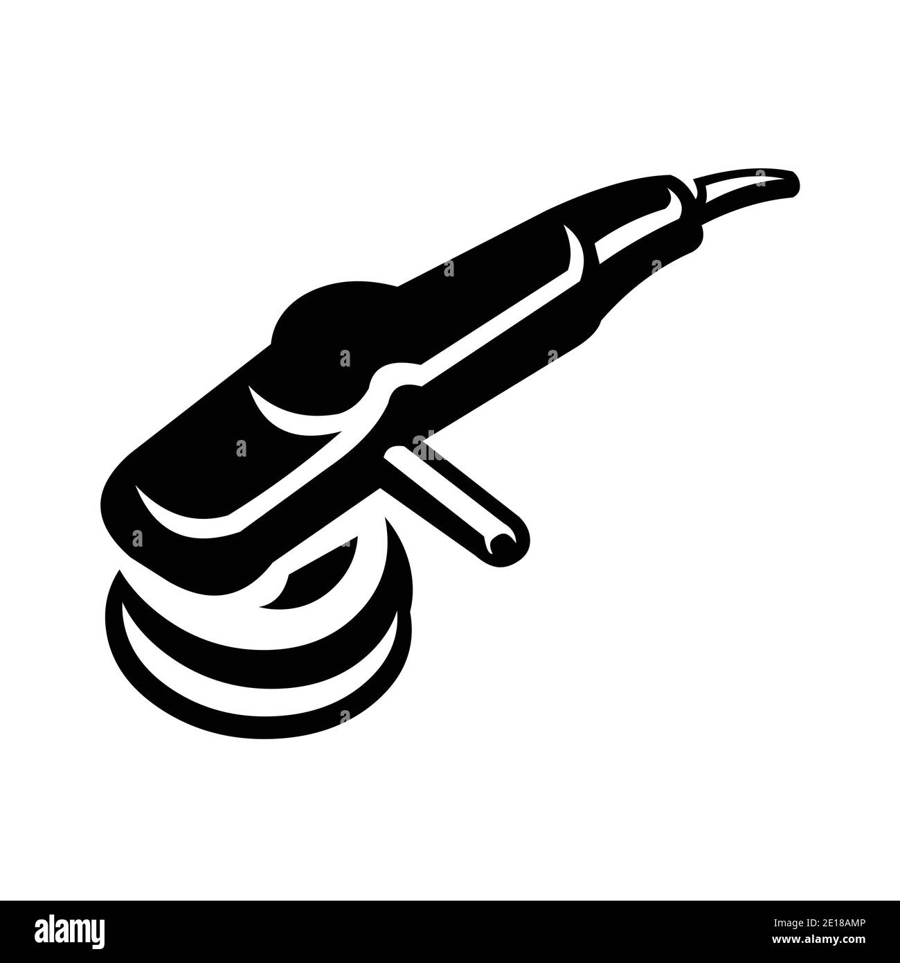 Macchina detailer auto. Lucidatrice auto. Macchina ceretta vettore isolato Illustrazione Vettoriale