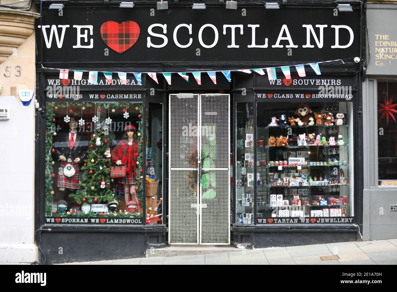 Edimburgo, Scozia, Regno Unito. 05 gennaio 2021. La maggior parte dei negozi nel centro di Edimburgo e dintorni sono chiusi durante questo blocco a causa di una nuova variante di COVID19 Credit: David Coulson/Alamy Live News Foto Stock