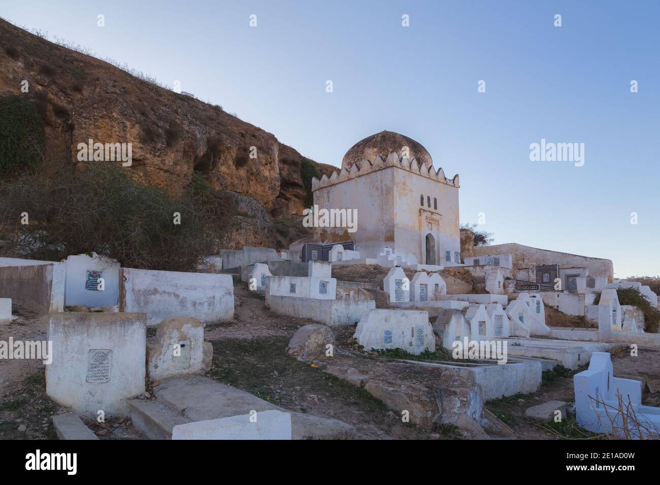 Antiche tombe marinide della necropoli reale di Fez, Marocco. Foto Stock