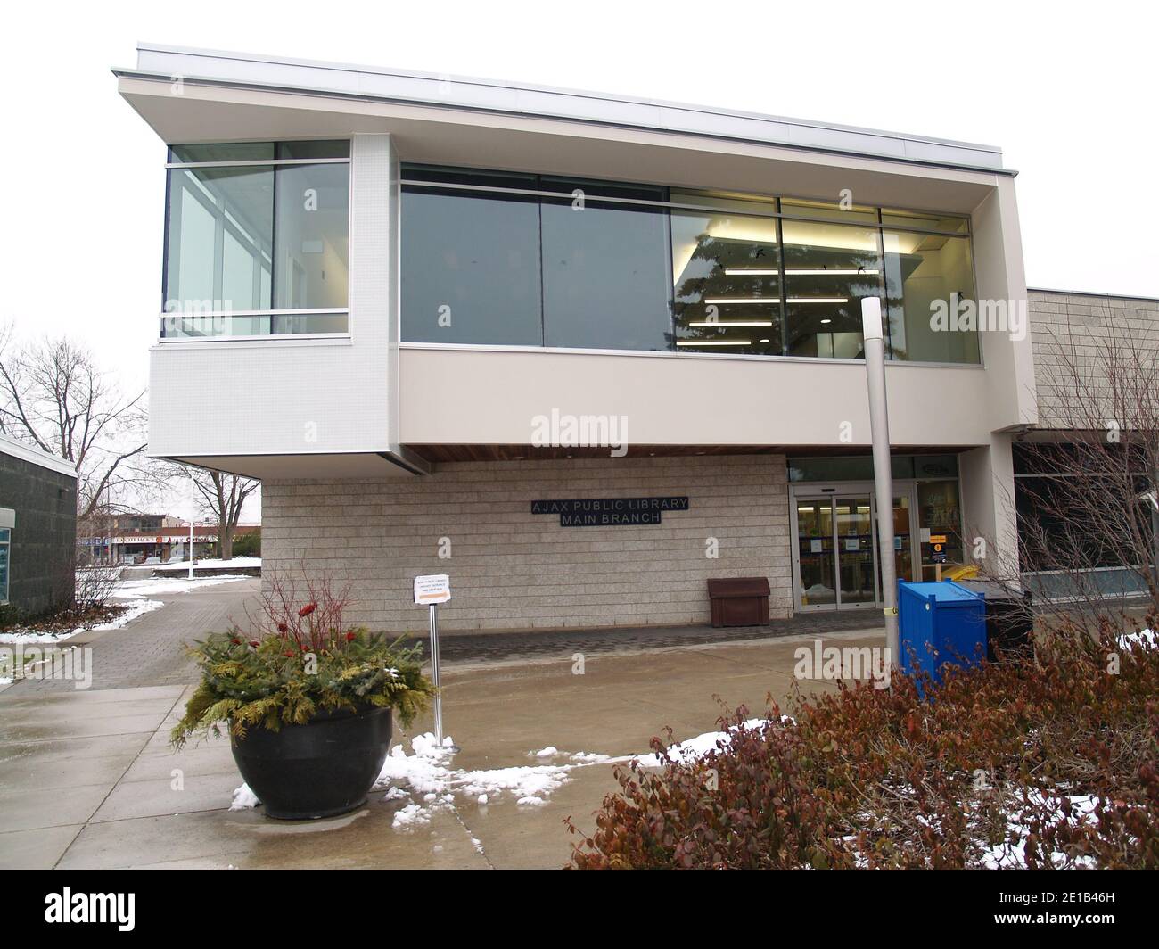 AJAX Library Main Branch - città di Ajax Ontario Canada Foto Stock