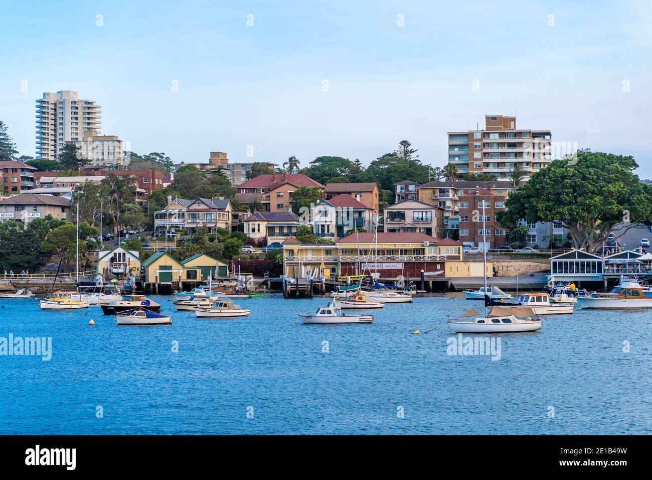 Sobborgo di Manly a Sydney Foto Stock