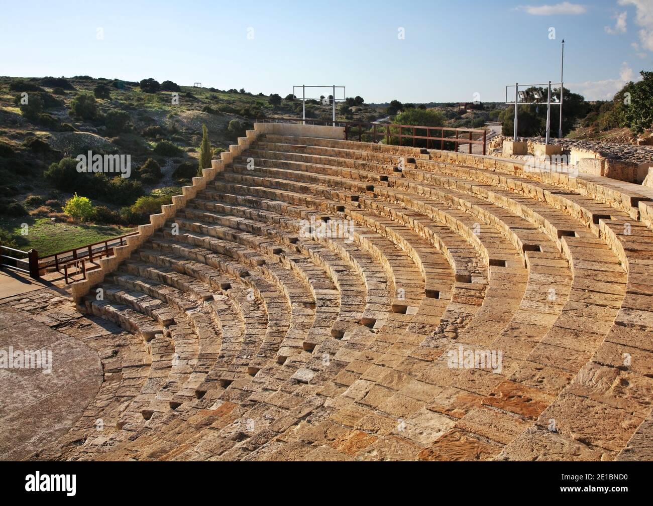 Antica città di Kourion. Cipro Foto Stock