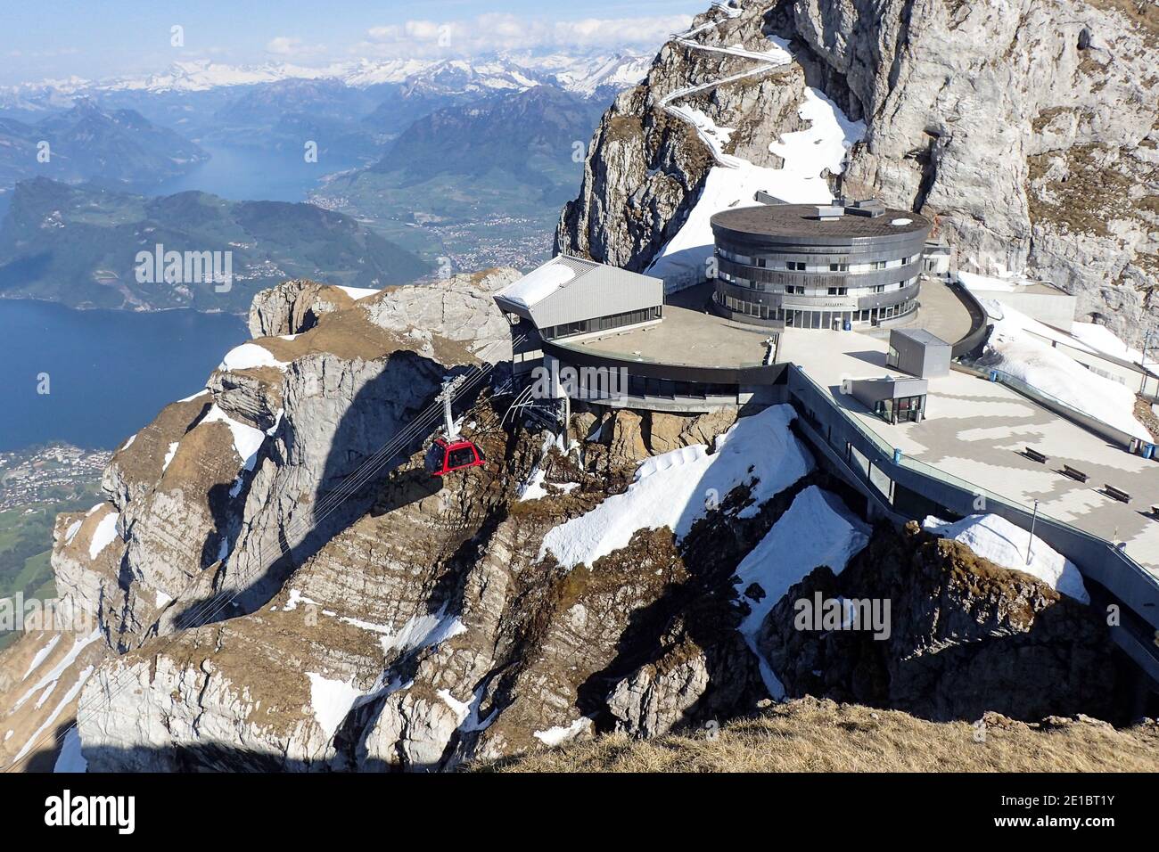 Pilatus, Svizzera: Paesaggio montano della famosa località turistica Foto Stock