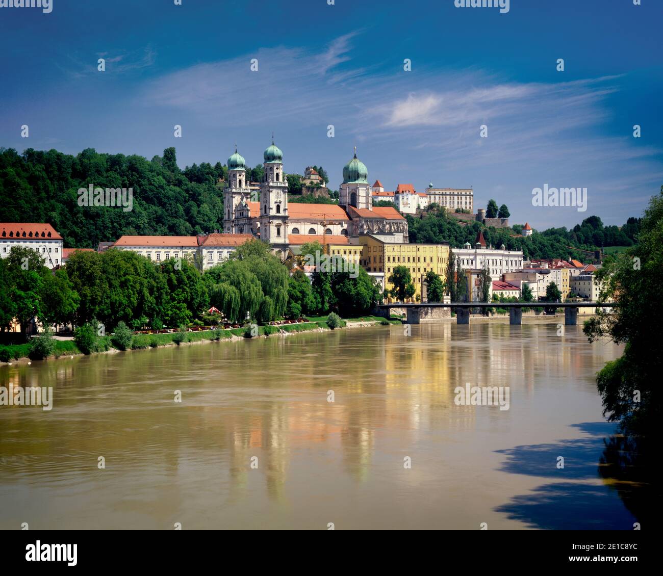 DE - Bassa Baviera: Passau e il fiume Inn Foto Stock