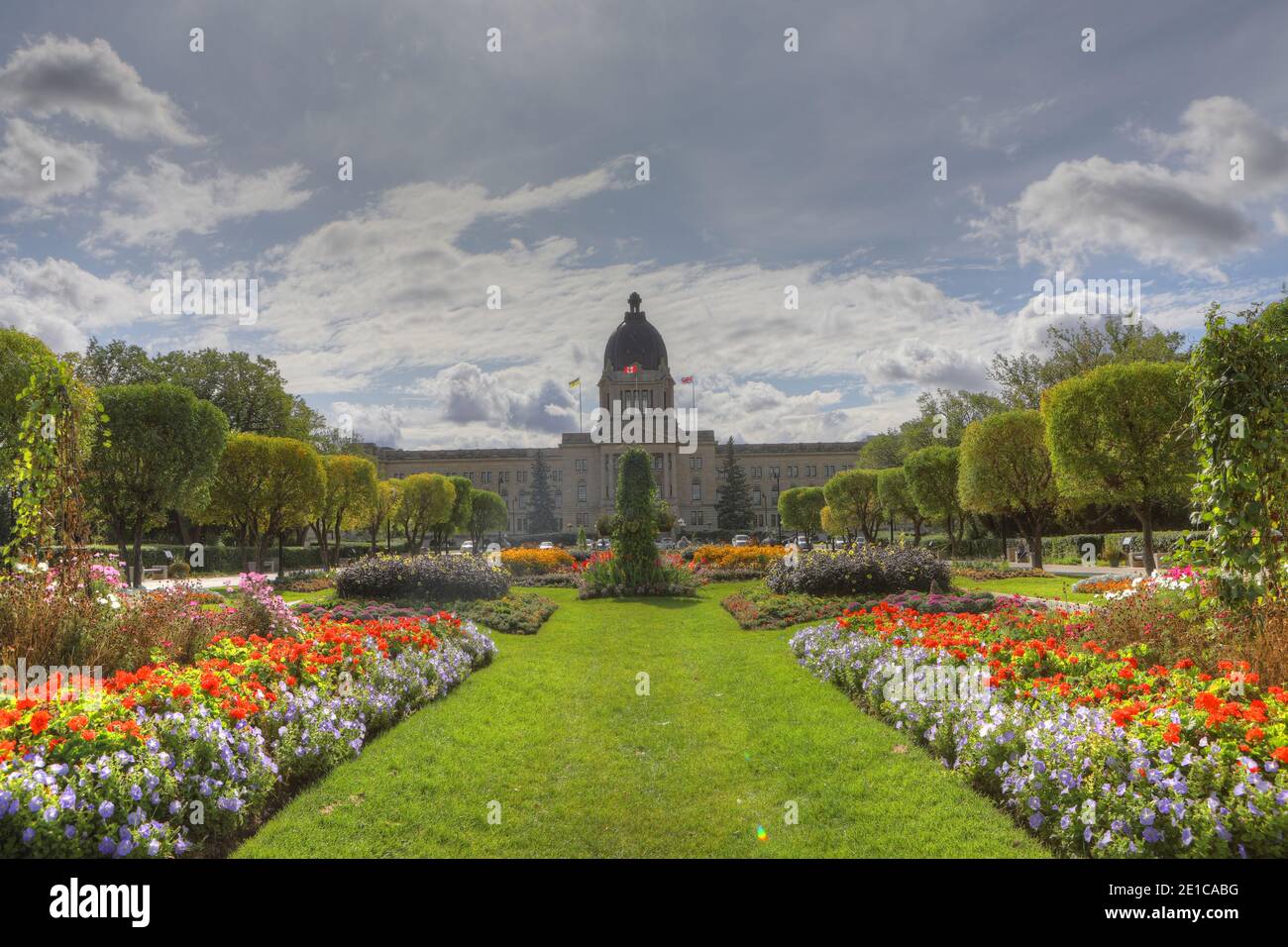 Il legislatore edificio in Regina, Saskatchewan, Canada Foto Stock