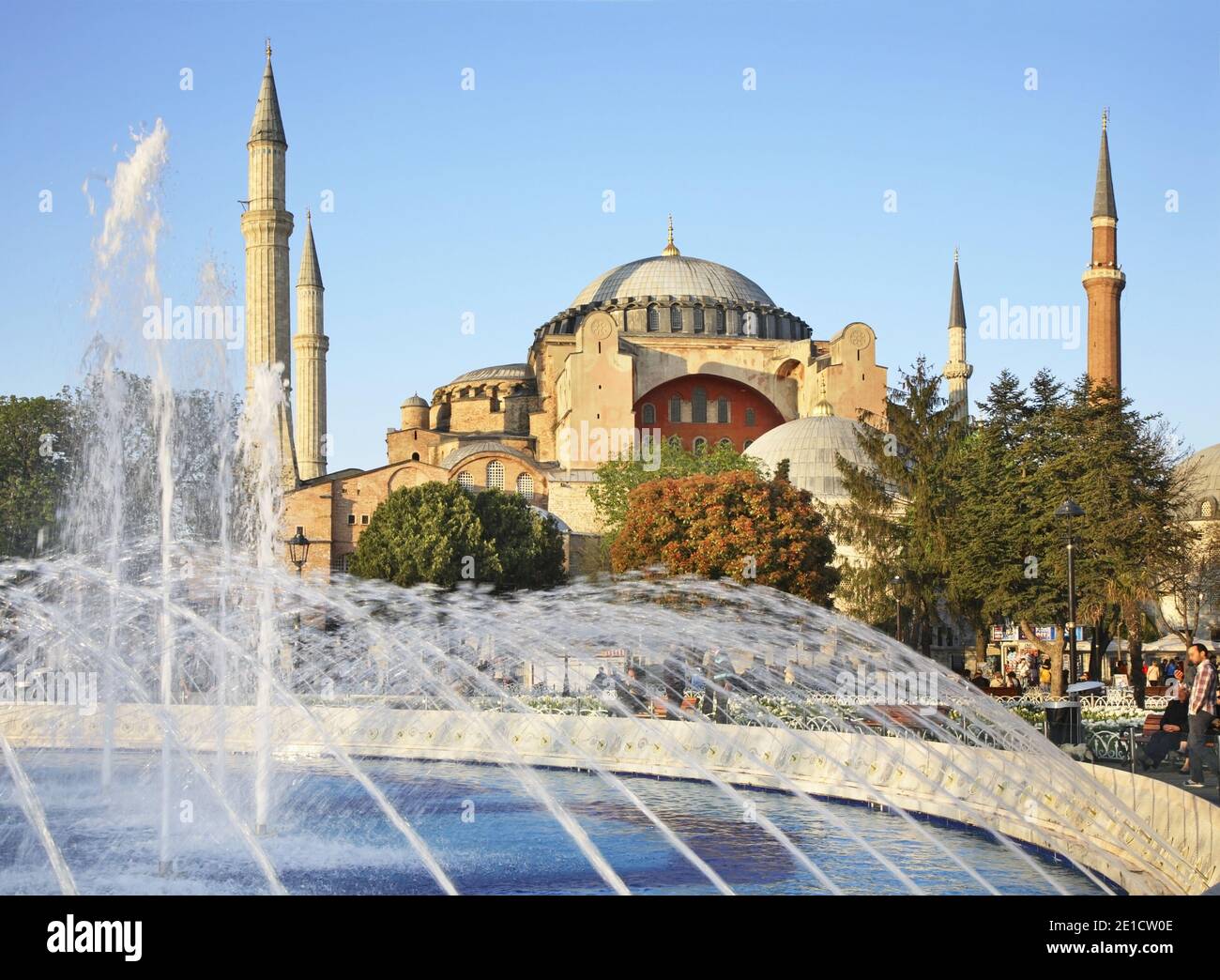 Hagia Sophia. Ippodromo di Costantinopoli (piazza Sultanahmet) a Istanbul. Turchia Foto Stock