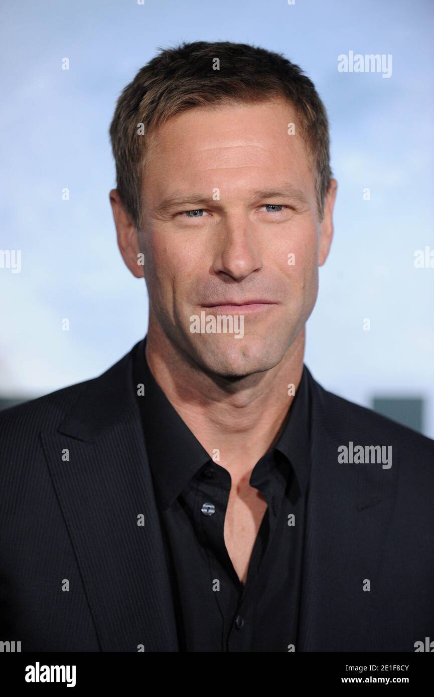 Aaron Eckhart arriva alla prima di 'Battle : Los Angeles' a Los Angeles, California, l'8 marzo 2011. Foto di Lionel Hahn/ABACAPRESS.COM Foto Stock