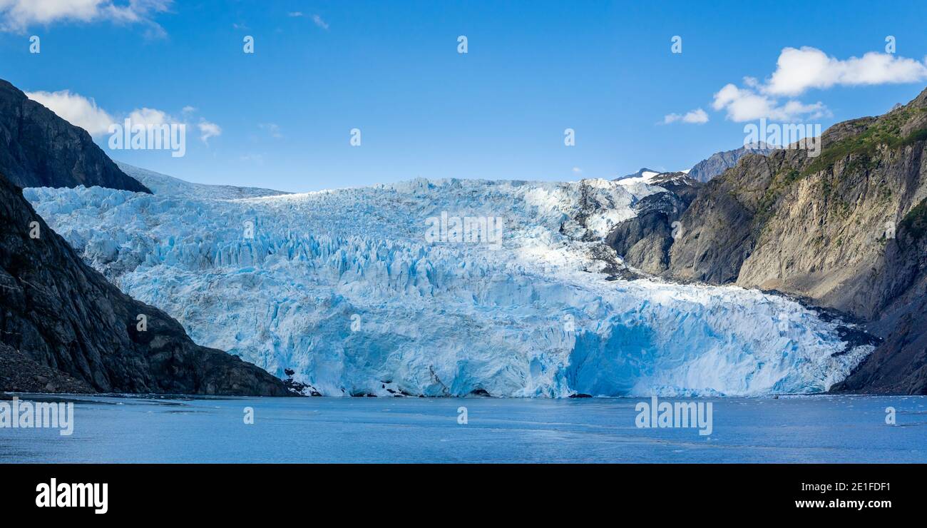 Holgate Glacier, Aialik Bay, Kenai Fjords National Park, Kenai Peninsula Borough, Alaska centro-meridionale, Alaska, Stati Uniti Foto Stock