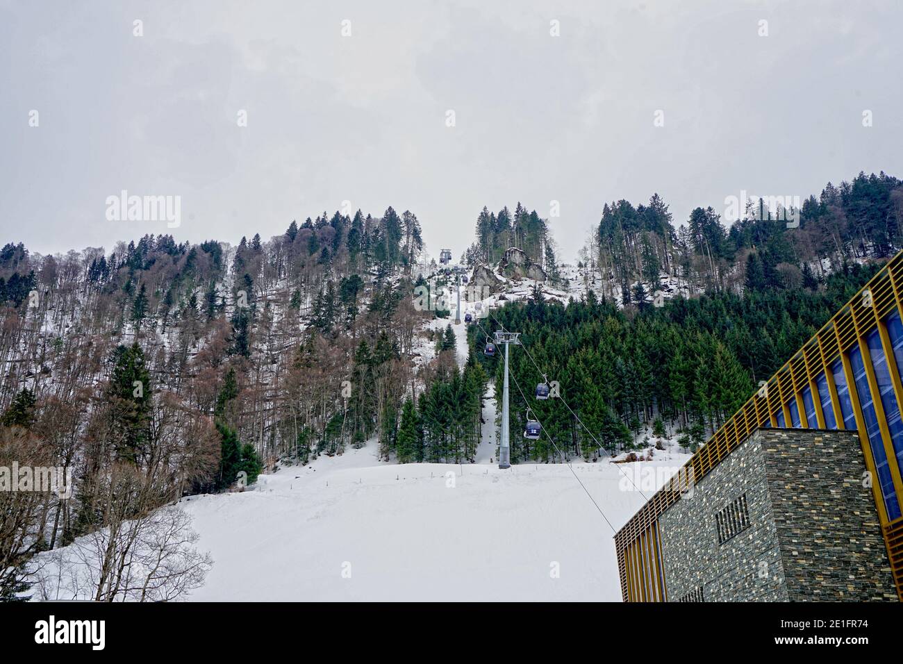 Monte Titlis Engelberg, Svizzera Foto Stock