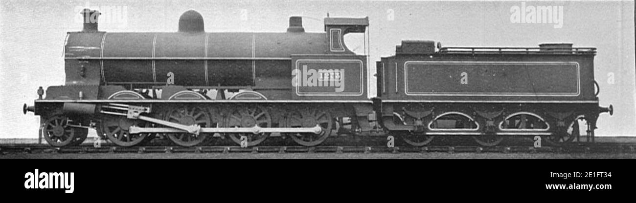 Locomotiva LNWR Classe F 2-8-0, 1273 (Howden, Boys' Book of Locomotives, 1907). Foto Stock