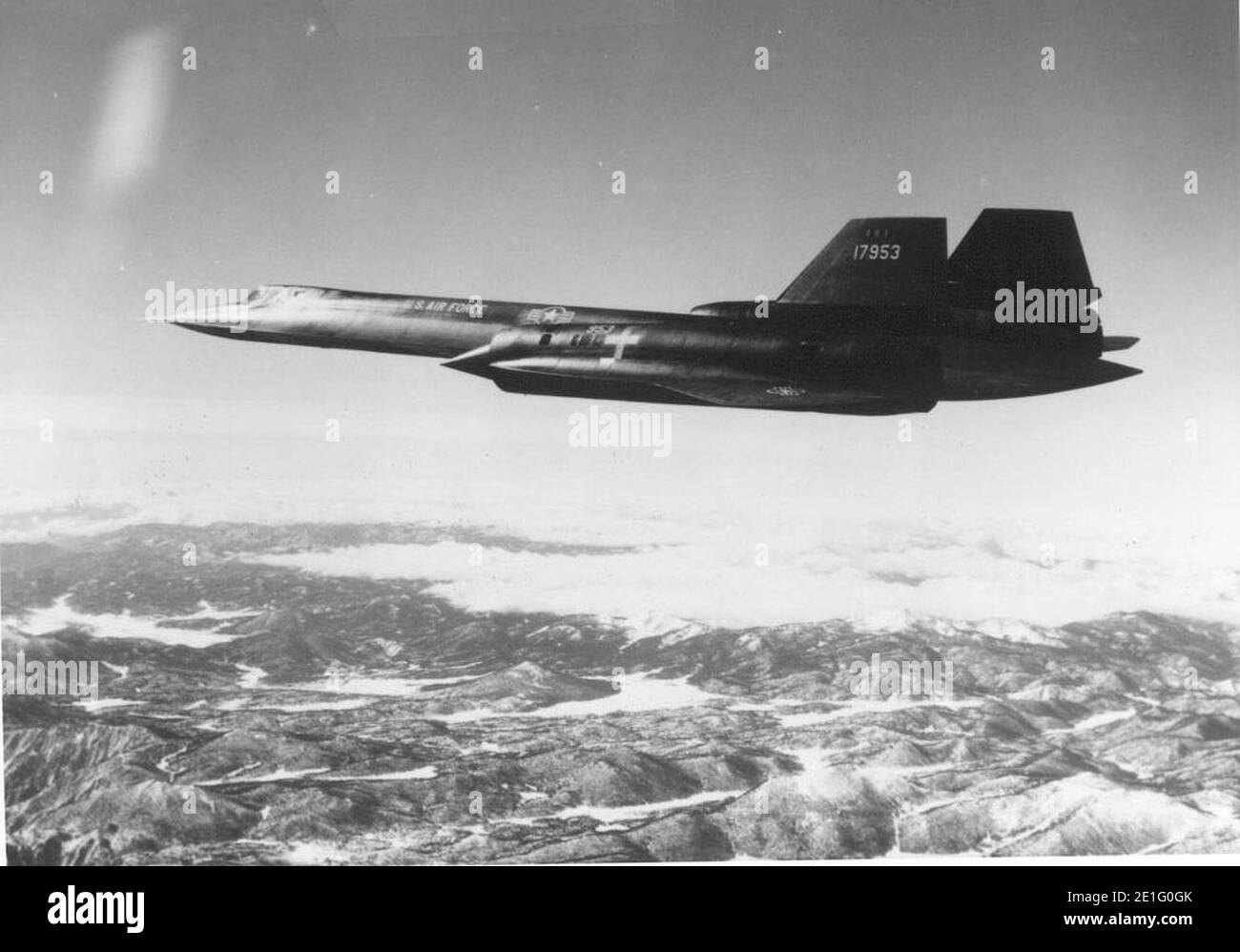 Lockheed SR-71 nel volo (SN 61-7953) 061122 Foto Stock