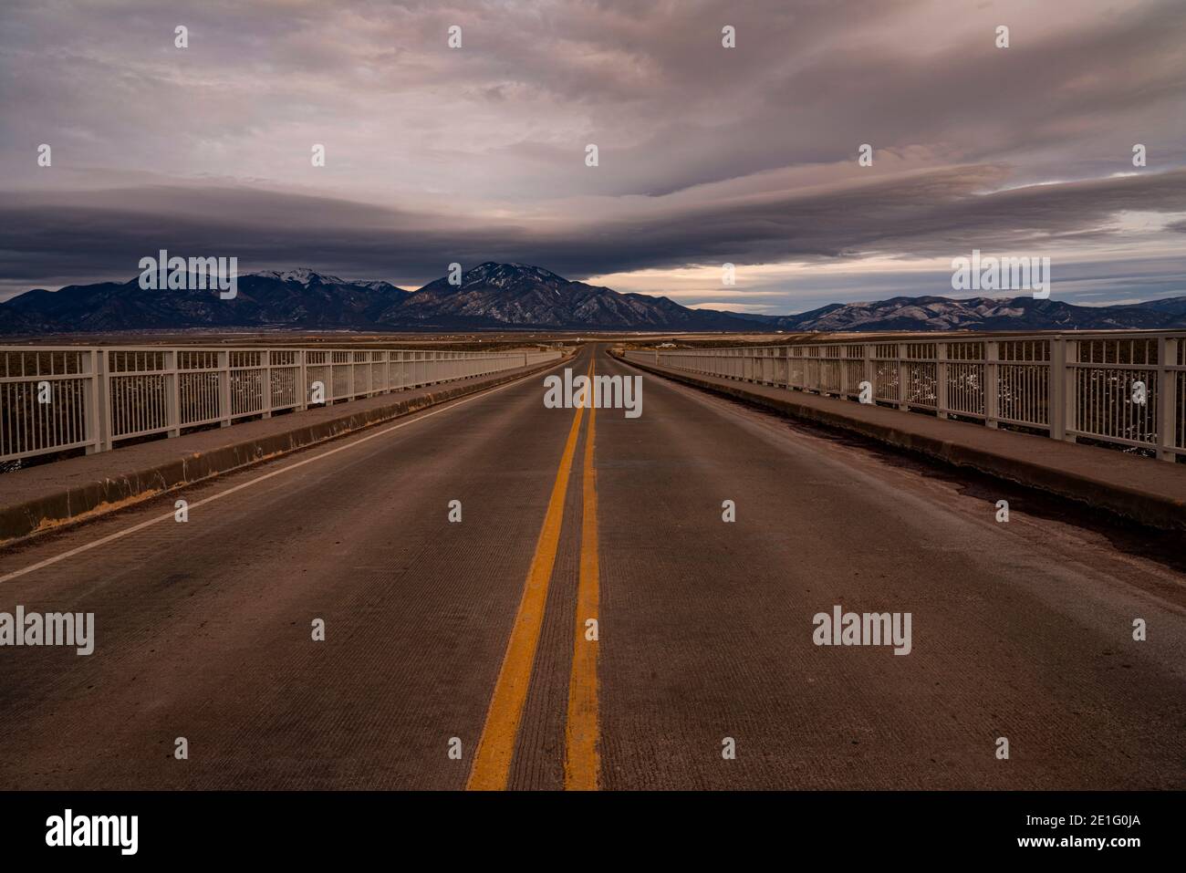 Ponte Rio Grande Gorge a Taos, New Mexico Foto Stock
