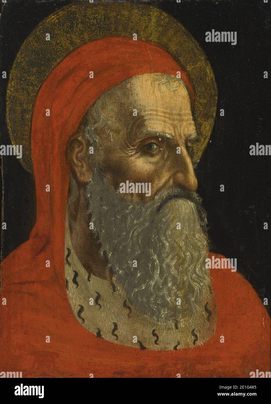 Scuola Lombarda c1470-80 San Girolamo. Foto Stock