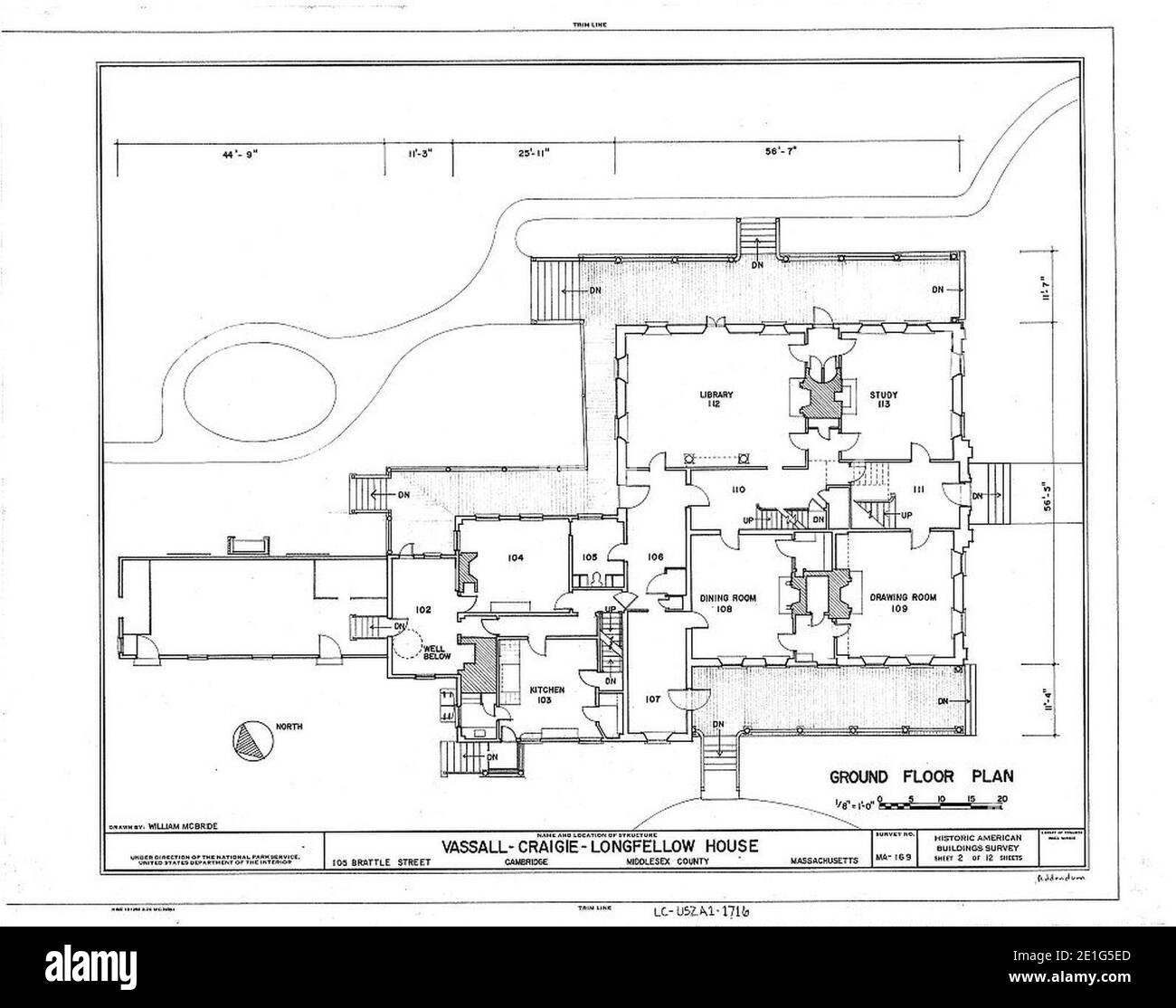 Longfellow National Historic Site - 00015a. Foto Stock