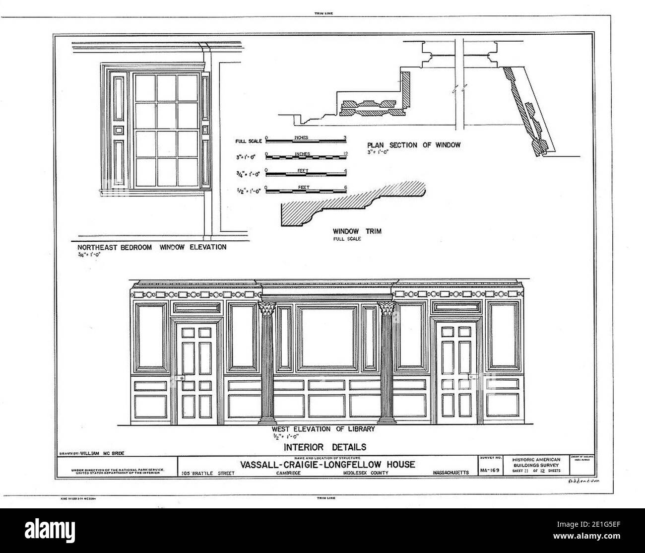 Longfellow National Historic Site - 00024a. Foto Stock