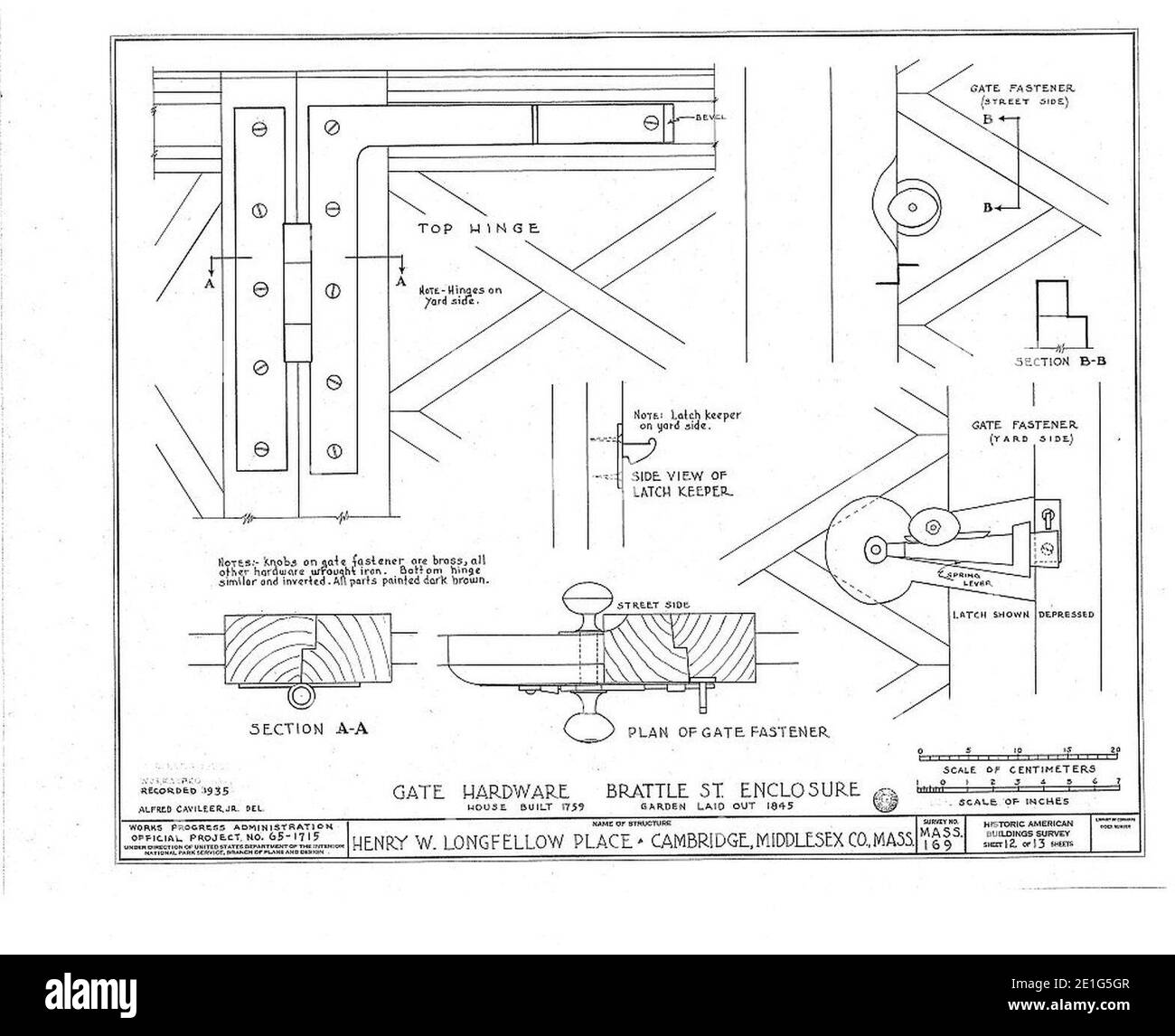 Longfellow National Historic Site - 00012a. Foto Stock