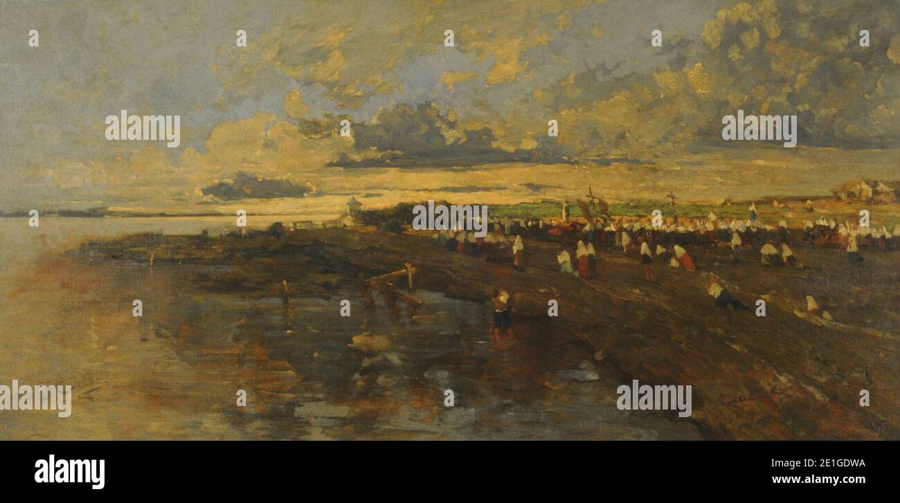 Los creyentes - Filippo Carcano. Foto Stock