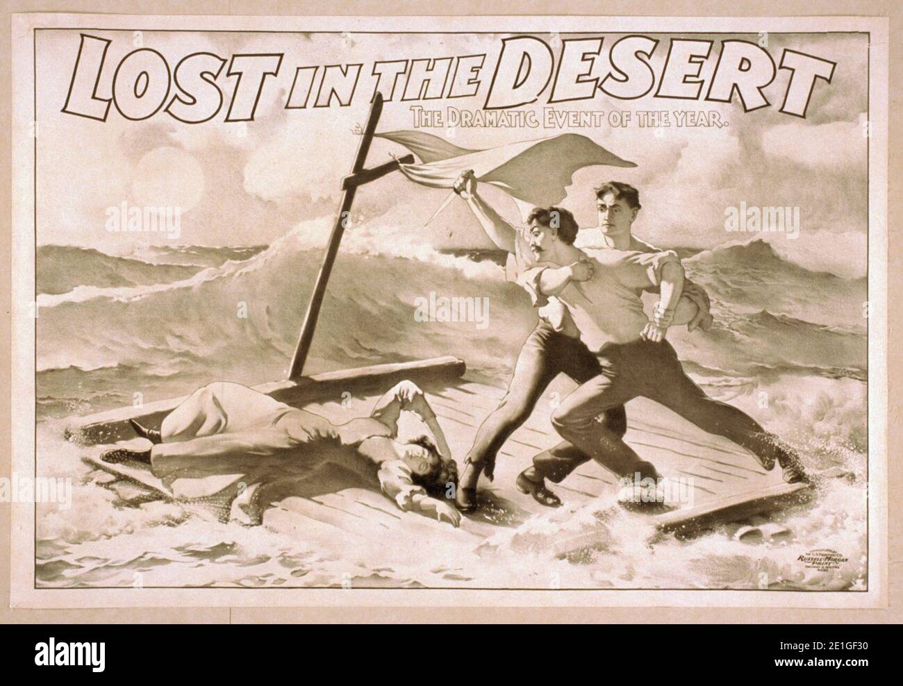 Perso nel deserto il drammatico evento dell'anno. Foto Stock