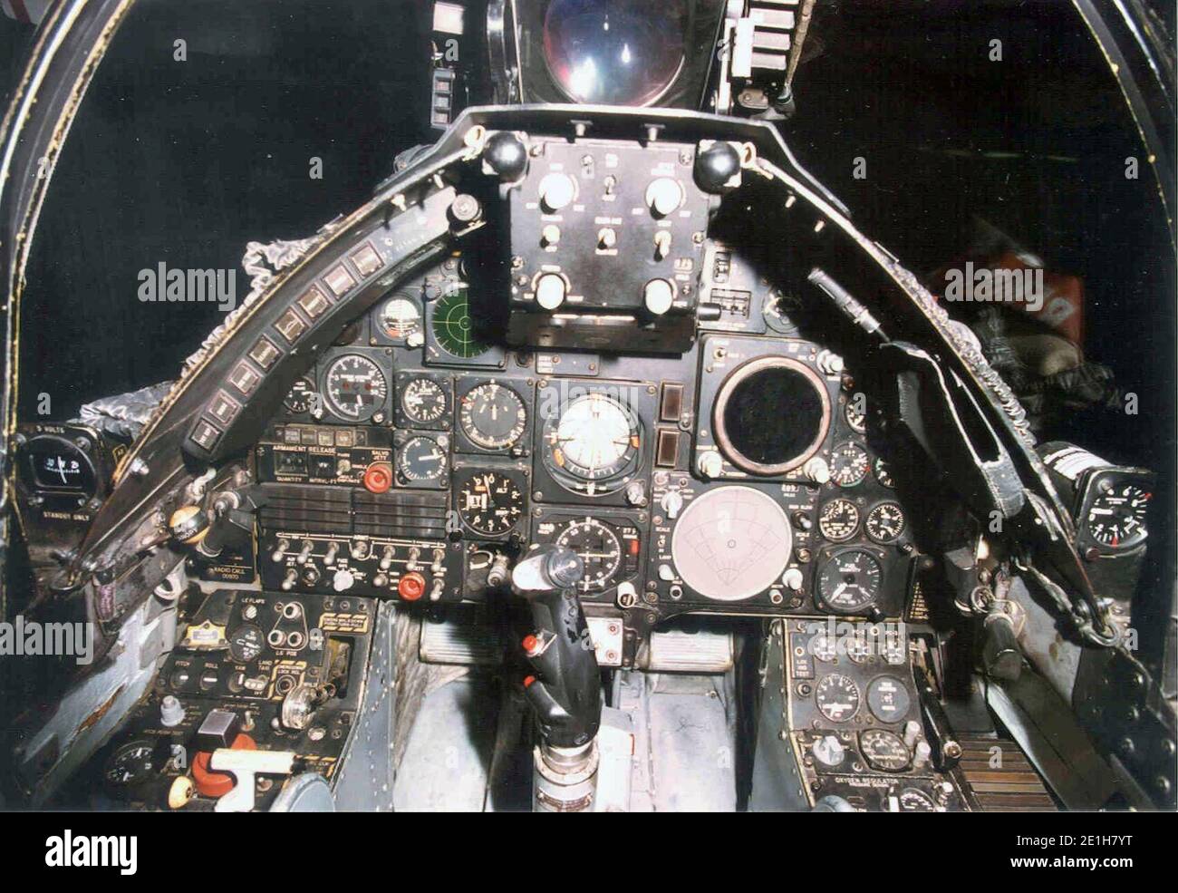 LTV A-7D Corsair II Cockpit USAF. Foto Stock