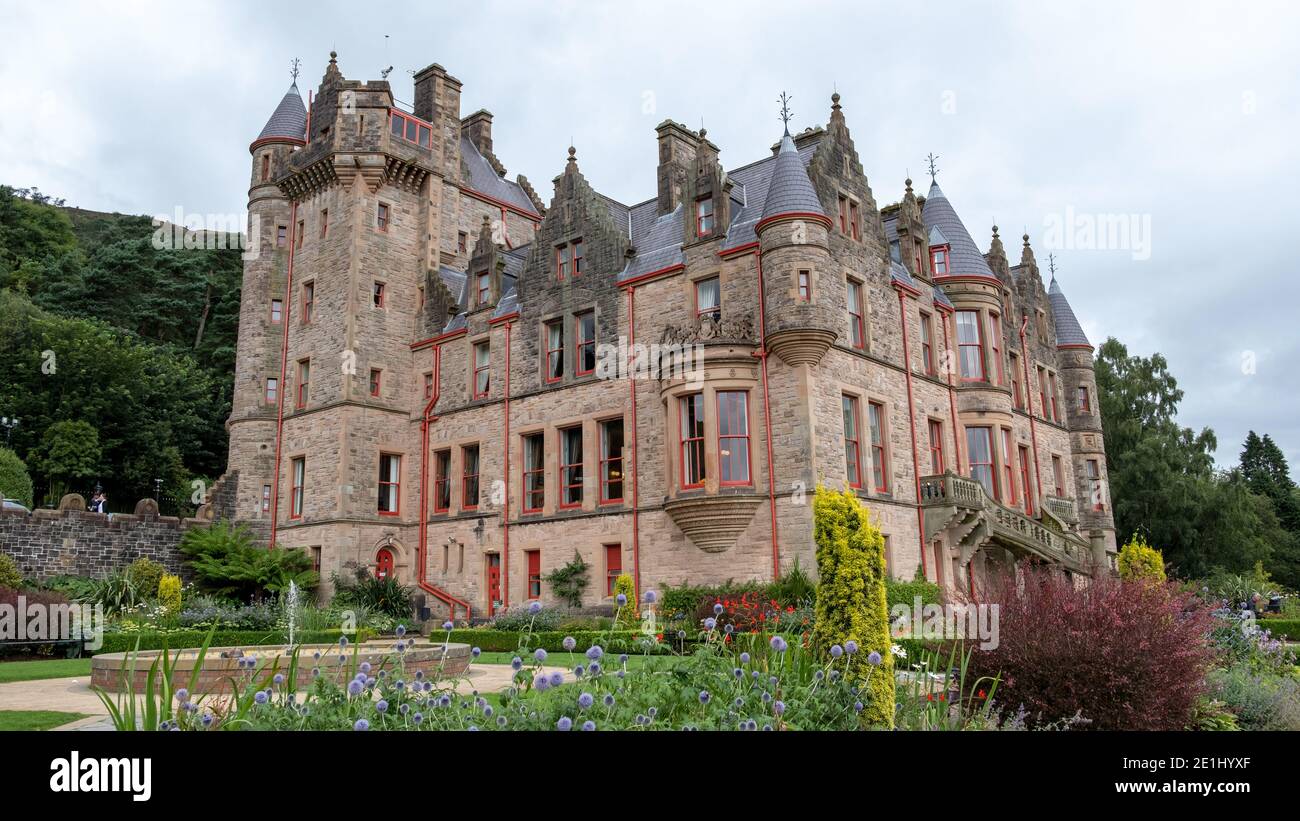 Belfast - 2019 agosto: Il castello di Belfast Foto Stock