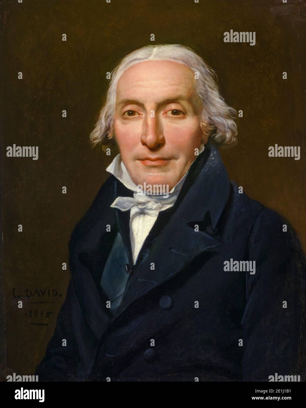 Jean-Pierre Delahaye, ritratto di Jacques-Louis David, 1815 Foto Stock