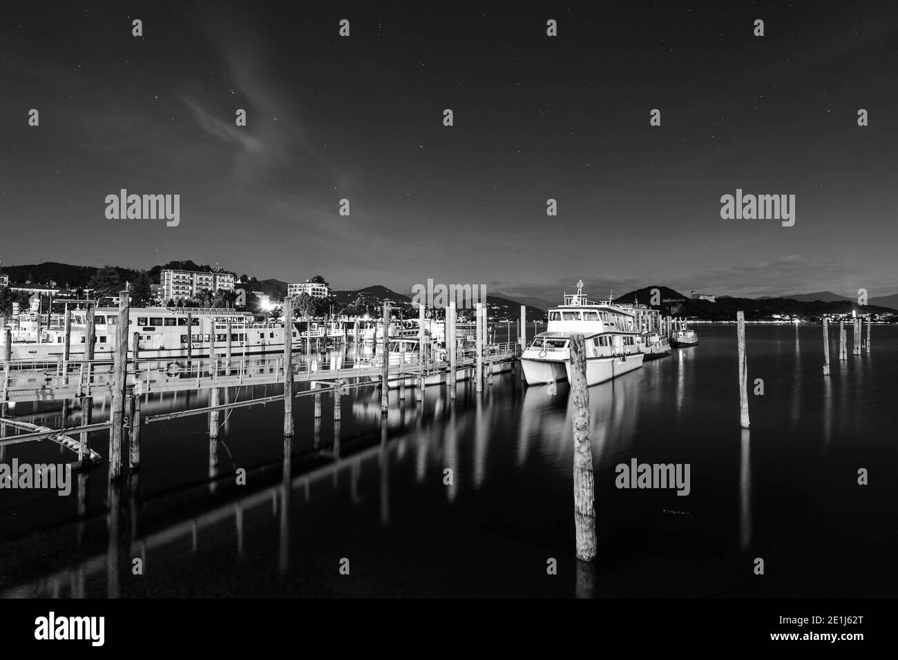 Lago maggiore (Arona) Foto Stock