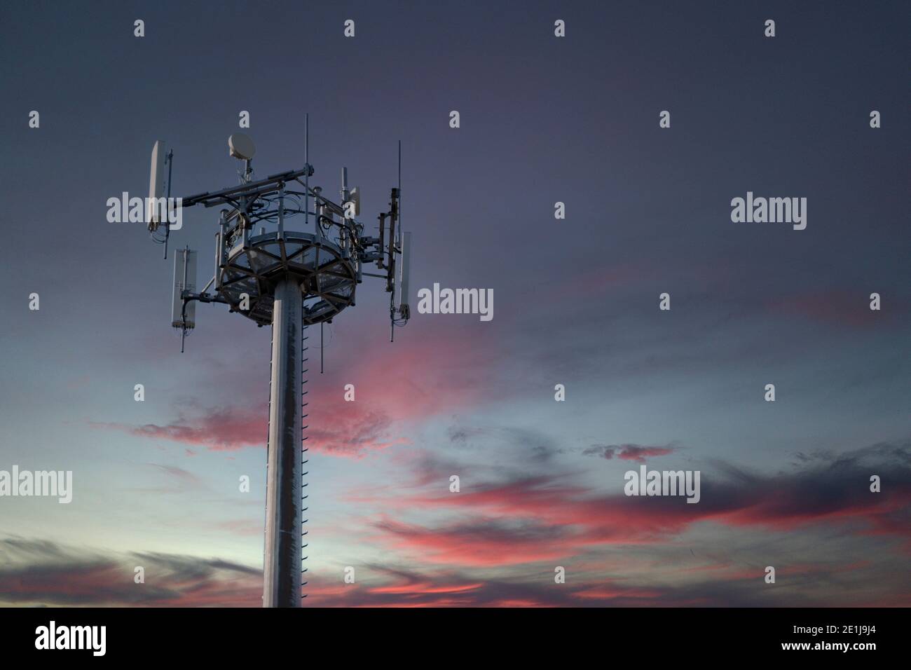 Telefono cellulare antenna di rete Foto Stock