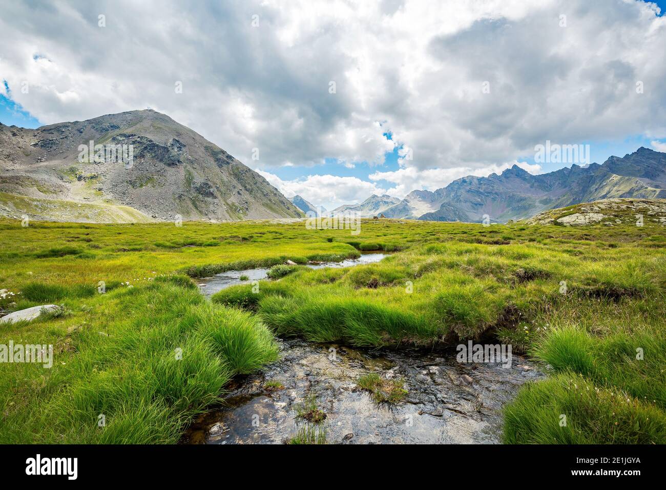 Val di Grossina, Maltellina, Valtellina (IT) Foto Stock