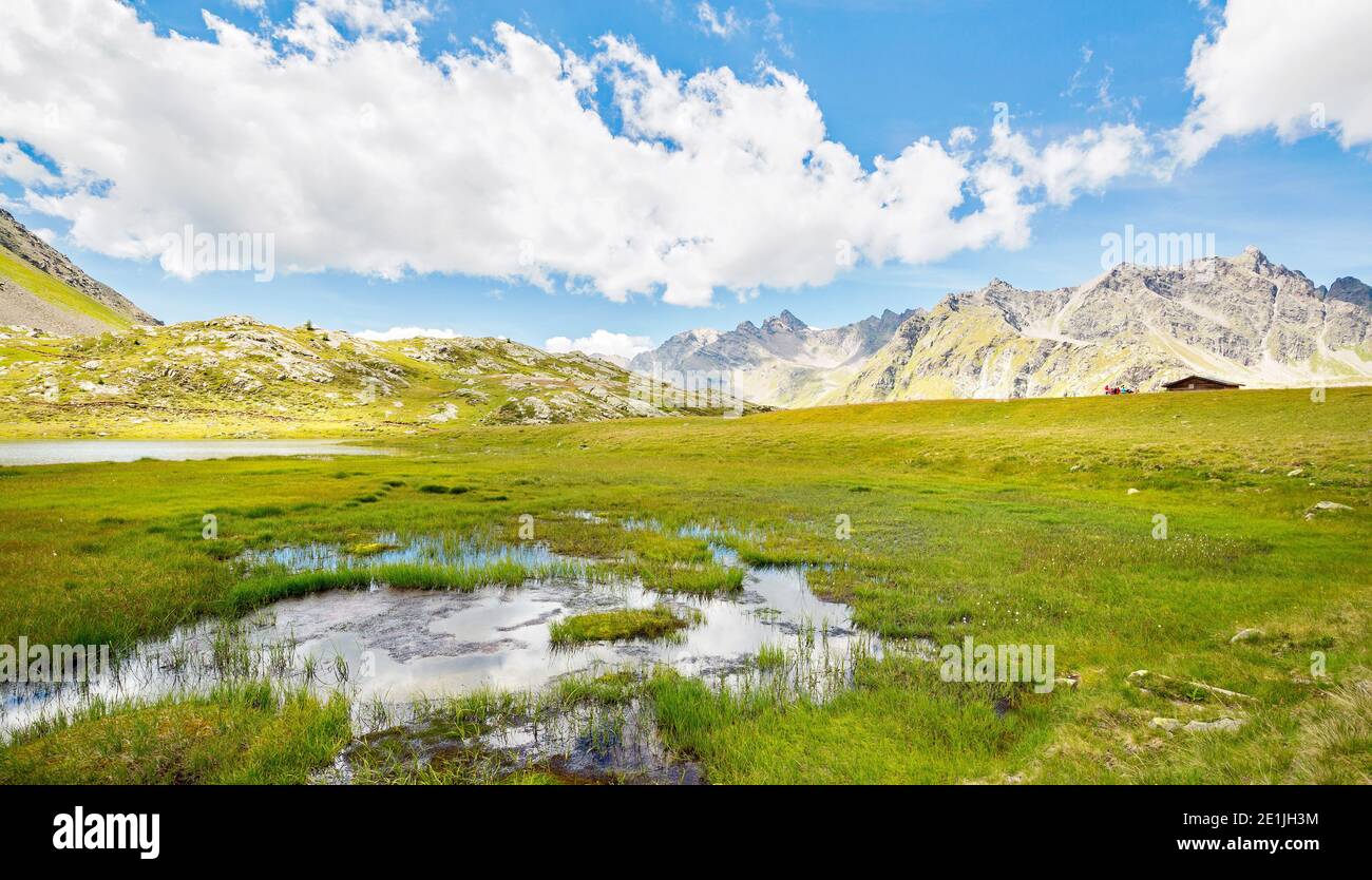 Val di Grossina, Maltellina, Valtellina (IT) Foto Stock