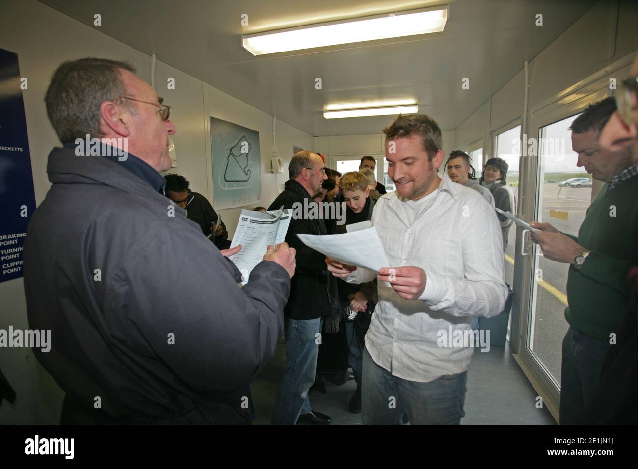 Giornata Ferrari Experience a Silverstone Foto Stock