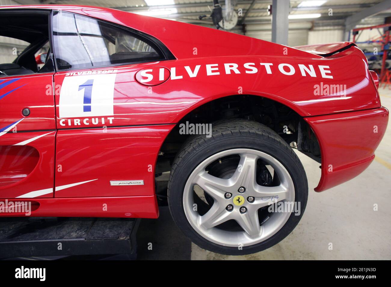 Giornata Ferrari Experience a Silverstone Foto Stock