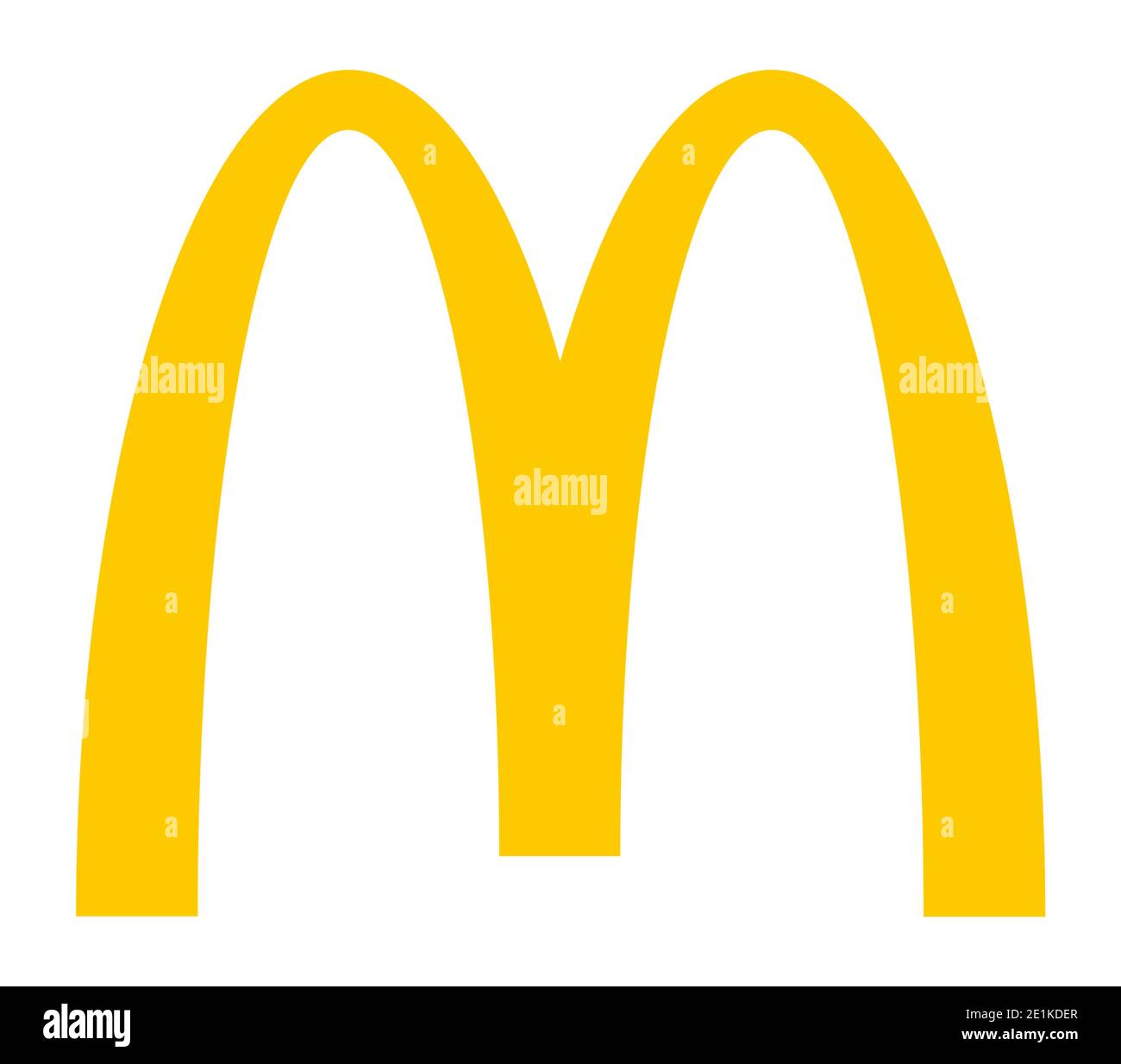 Logo del ristorante McDonalds Foto Stock