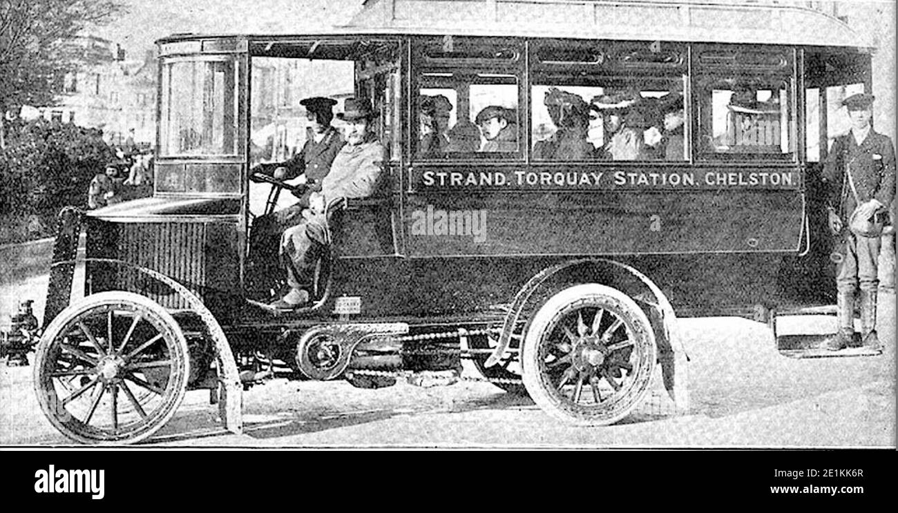 Servizio Torquay & District Motor Omnibus Co Ltd Foto Stock Servizio Torquay & District Motor Omnibus Co Ltd Foto Stock