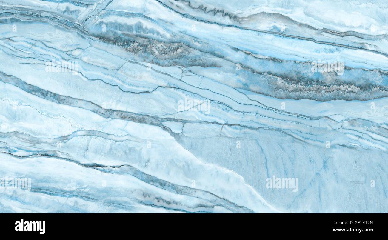 Motivo in marmo blu naturale sfondo ad alta risoluzione. Foto Stock