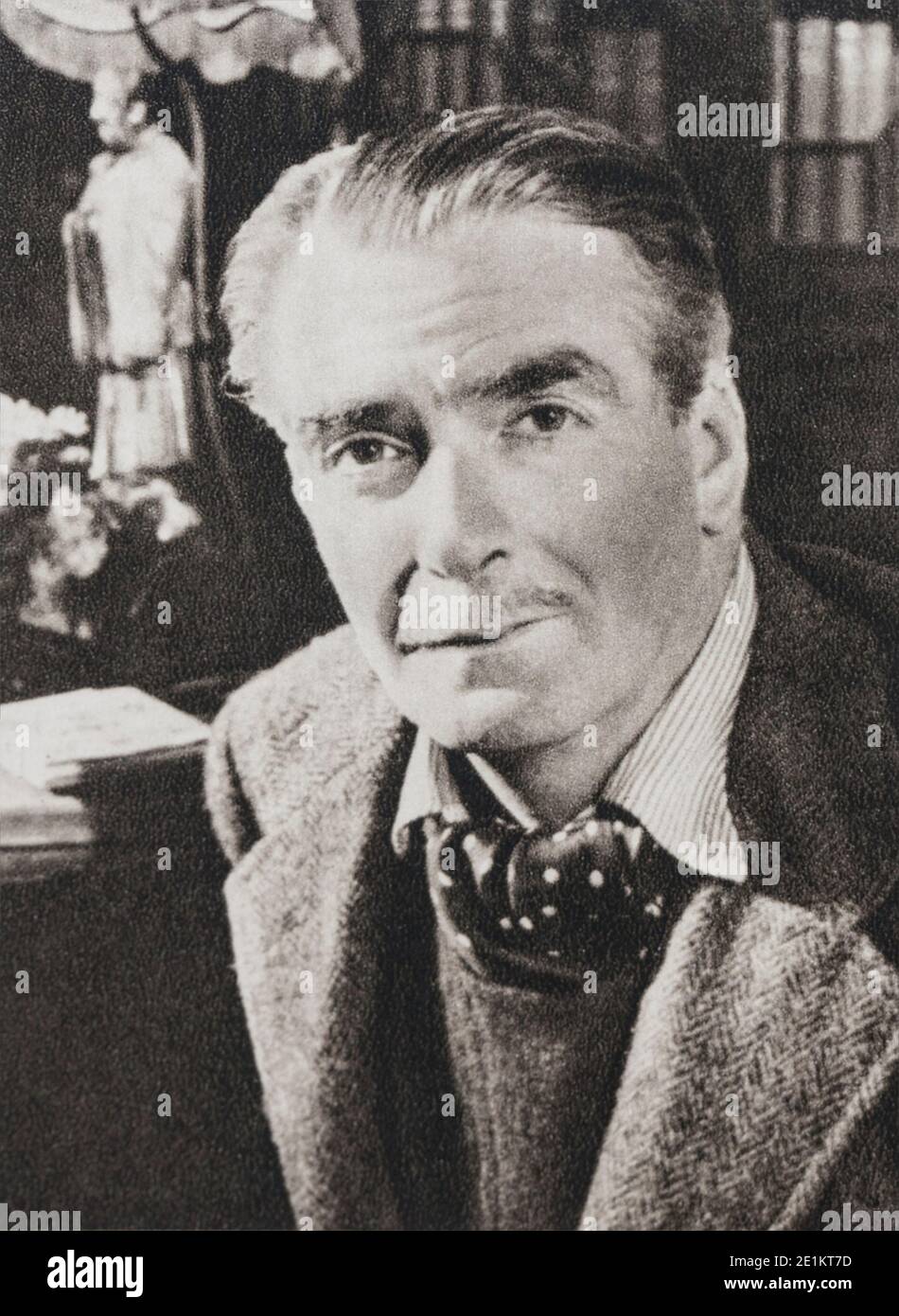 Ritratto di Robert Anthony Eden, 1° Conte di Avon, (1897 - 1977) era un conservatore britannico politico che hanno servito tre periodi come Segretario di Stato per gli affari esteri un Foto Stock